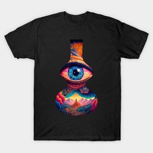 Psychedelic all seeing eye v1 bottle T-Shirt